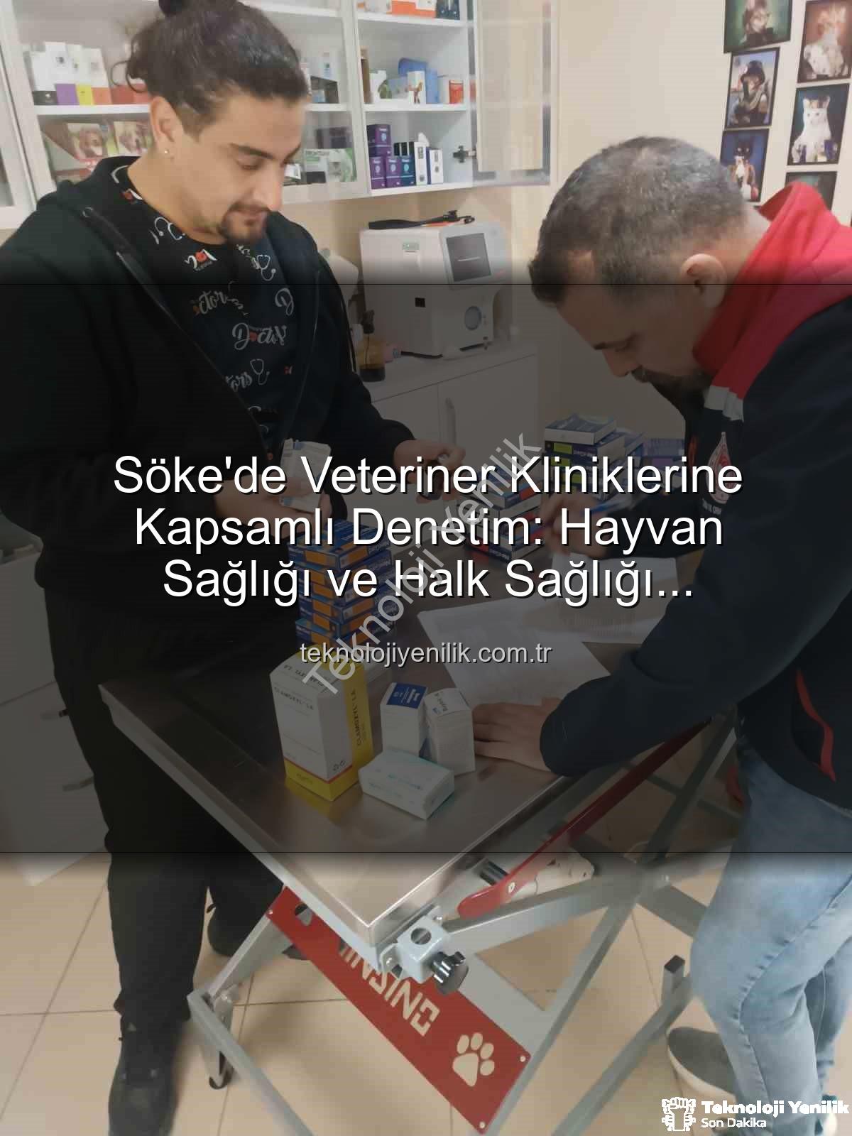 veteriner klinik denetimi - Söke'de Veteriner Kliniklerine Kapsamlı Denetim: Hayvan Sağlığı ve Halk Sağlığı Önceliklendirildi