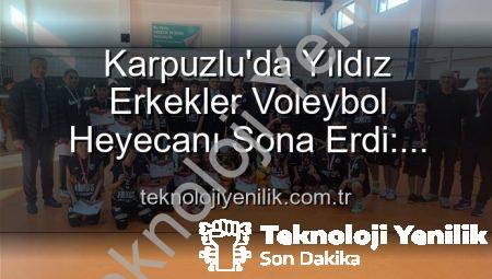 Karpuzlu’da Yıldız Erkekler Voleybol Heyecanı Sona Erdi: Dereceye Giren Okullar Belli Oldu