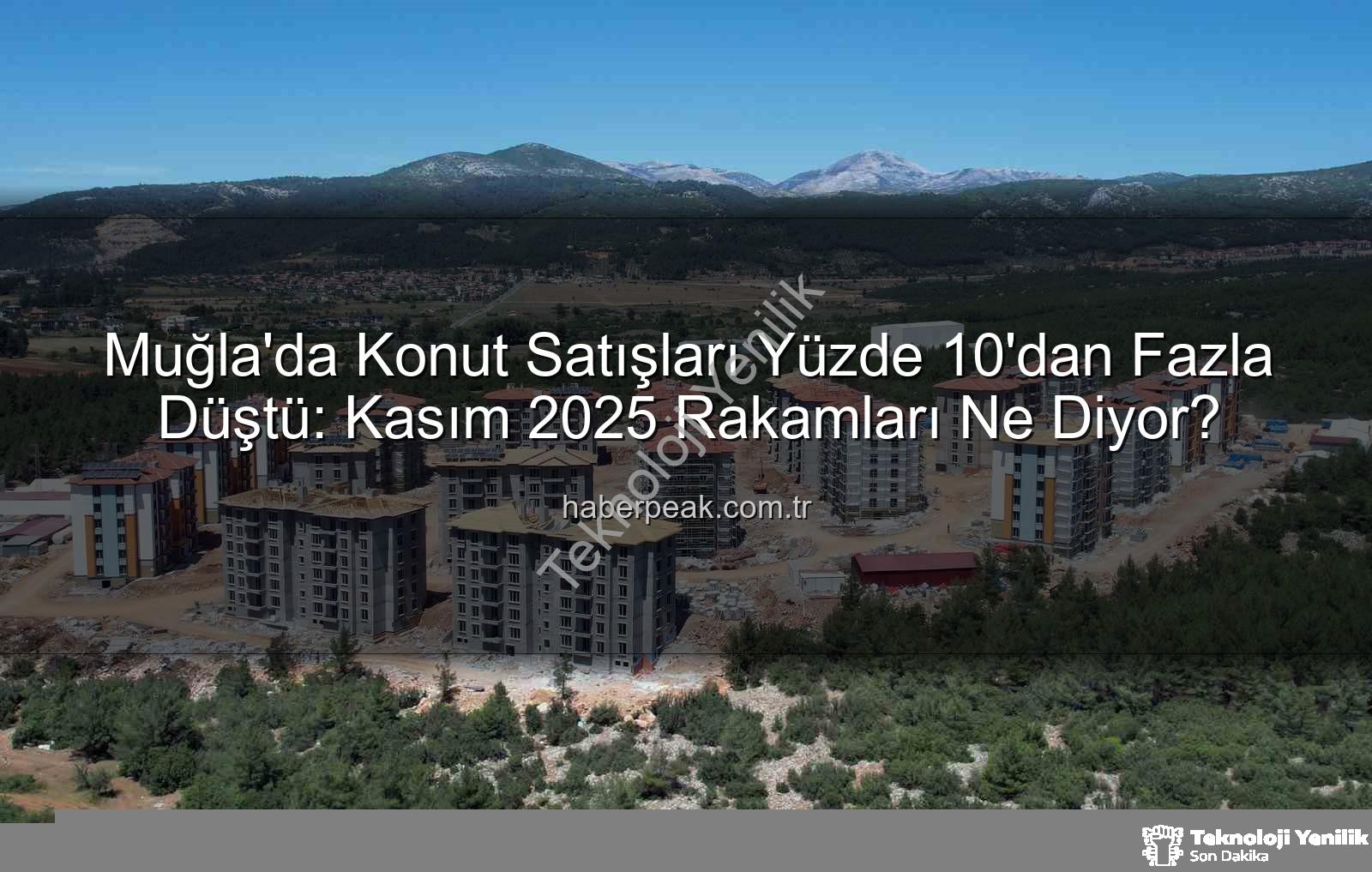Muğla konut satışları - Muğla'da Konut Satışlarında Dikkat Çeken Düşüş: Kasım Ayı Rakamları Ne Diyor?