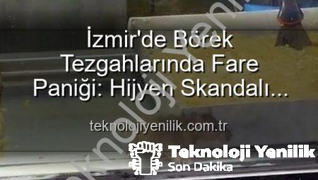 İzmir’de Börek Tezgahlarında Fare Paniği: Hijyen Skandalı Ortaya Çıktı, İşletme Mühürlendi
