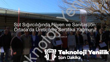 Süt Sığırcılığında Hijyen ve Sanitasyon: Ortaca’da Üreticilere Sertifika Yağmuru!