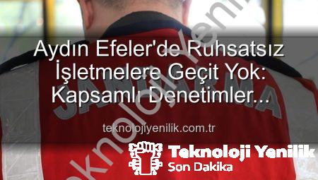 Aydın Efeler’de Ruhsatsız İşletmelere Geçit Yok: Kapsamlı Denetimler Sonucu 5 İşletmeye Yaptırım Uygulandı