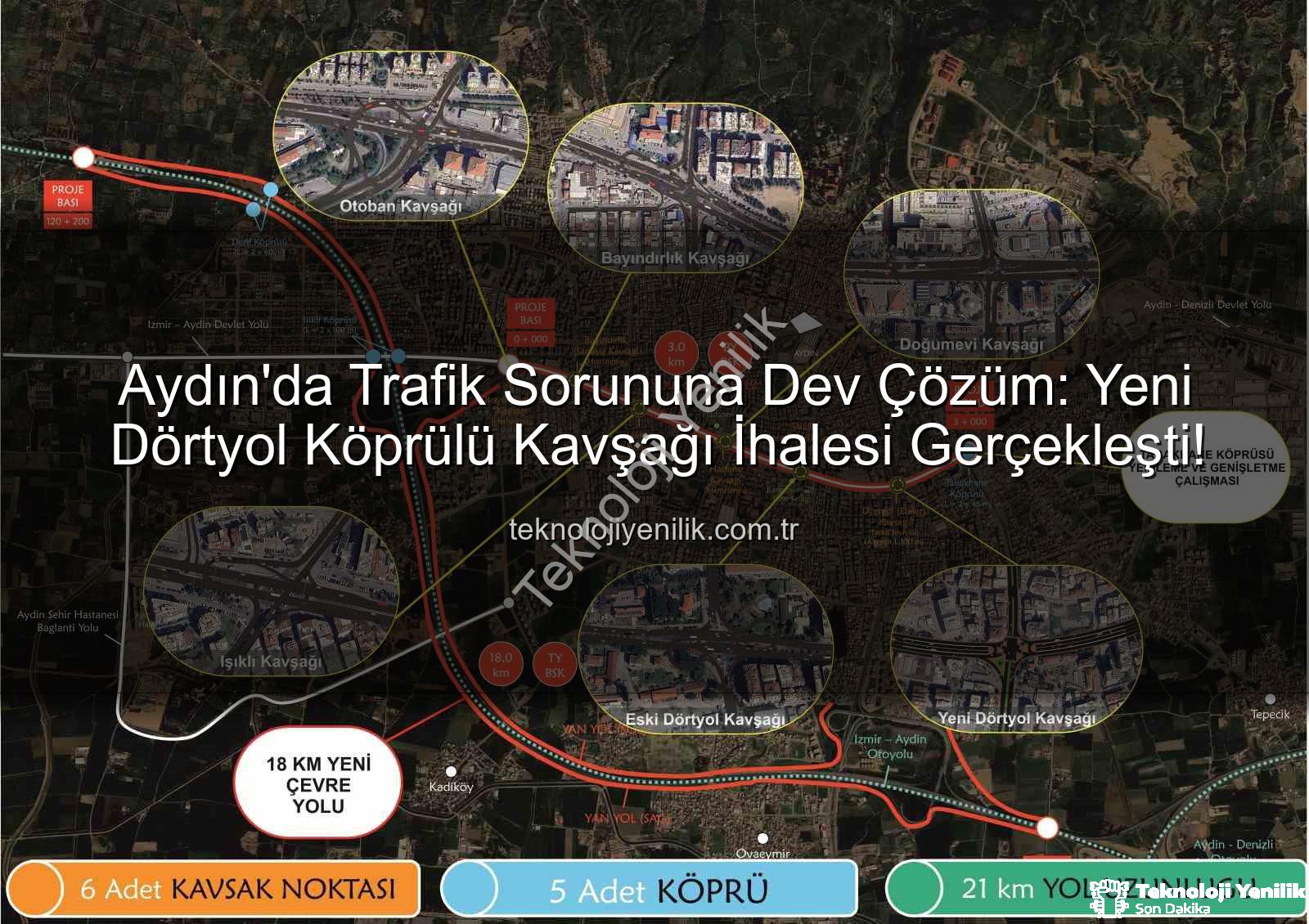yeni dörtyol kavşağı - Aydın'da Trafik Sorununa Dev Çözüm: Yeni Dörtyol Köprülü Kavşağı İhalesi Gerçekleşti!